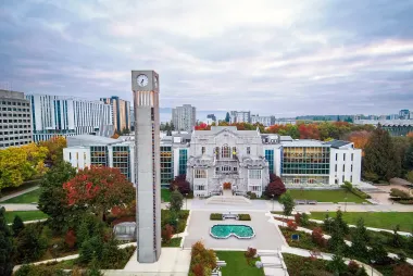 UBC Vancouver Aerial View of IKB 