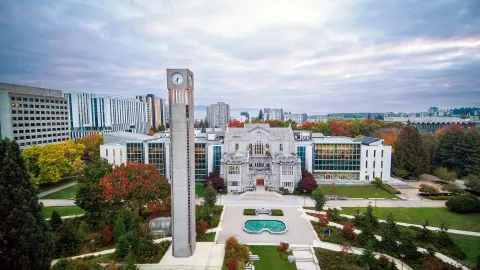 UBC Vancouver Aerial View of IKB 